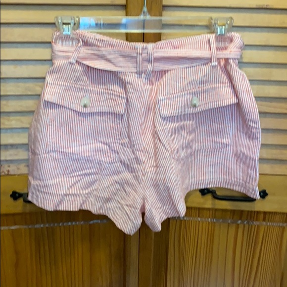 NWT Adorable Linen striped shorts. - Picture 2 of 6
